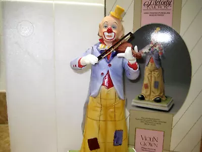 Melody In Motion VIOIN CLOWN Never Displayed (Restored) To New Condition Boxes • $60