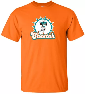 Tyreek Hill Miami Dolphins Cheetah Peace Long Short Sleeve T-Shirt • $15.75