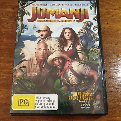 $9.95 • Buy Jumanji WELCOME TO THE JUNGLE DVD R4 Like New! FREE POST 
