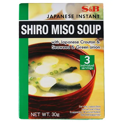 Instant Shiro Miso Soup - 3 Sachets • £6.50