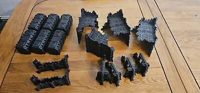 Games Workshop Warhammer 40k Terrain Scenery Joblot Built Collection Set Primed  • £26