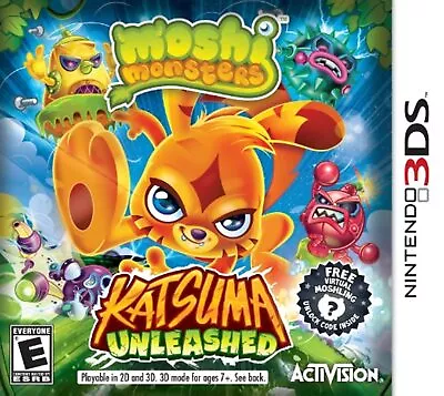 Moshi Monsters: Katsuma Unleashed Nintendo For 3DS Very Good • $7.47