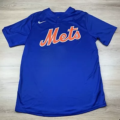 Nike New York Mets Practice Jersey Blue Size M Medium #7 • $22.88