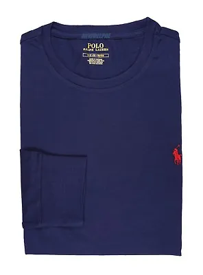 NWT Polo Ralph Lauren Men's LS Crew Neck T-Shirt Tee S M L XL XXL MSRP $65.00 • $49.50