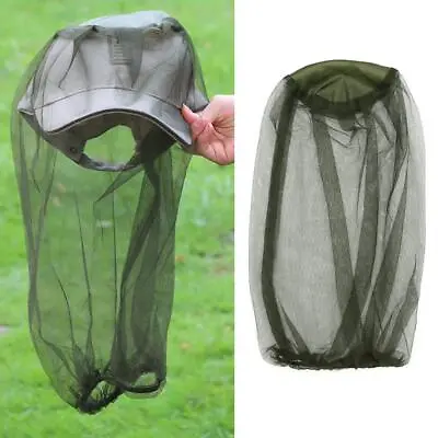 1x  Anti-Mosquito Bug Bee Insect Head Net Hat Cap Sun Protections Fishing Hiking • $1.63