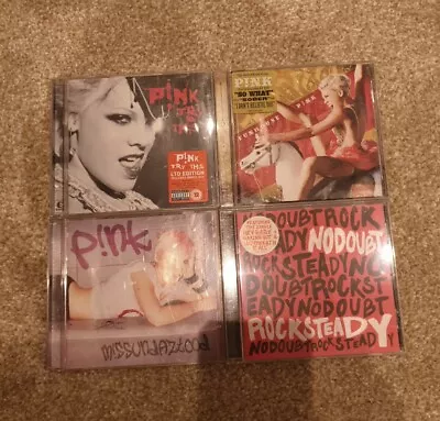 P!nk/No Doubt Bundle Of 4 Pink CD Albums Joblot • £3.99