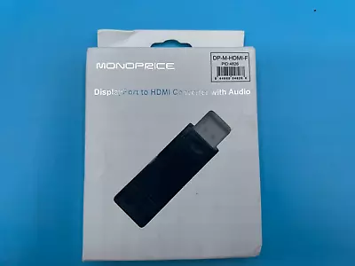 Monoprice DisplayPort (Male) To HDMI (Female) Converter With Audio DP-M-HDMI-F • $9