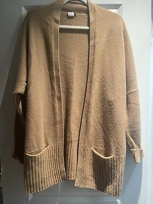 J. Crew Cardigan Womens Camel Size Large • $13.75