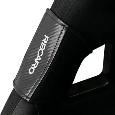 1pcs RECARO Carbon Racing Full Bucket Seat Side Cover Repair Decoration Pad • $9