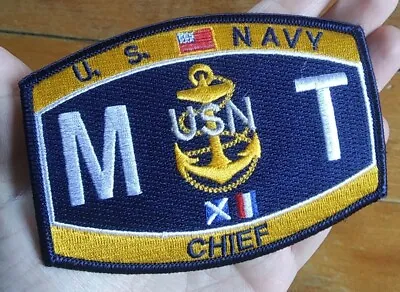 US Navy ~ MT ~ CHIEF MISSILE TECHNICIAN ~ USN Ratings Military Patch • $8.39