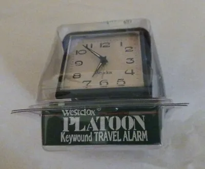 New Vintage Westclox Platoon Keywound Travel Alarm • $40