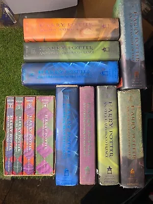 Harry Potter Complete  Book Set 1-7 J.K. Rowling W/ Duplicates • $39.99