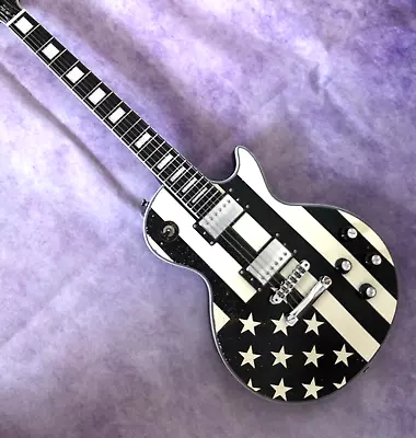 LP Billie Joe Armstrong Les Paul Black Flag Artwork Electric Guitar HH Pickup • $329.99