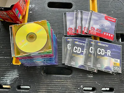 Vintage 20CRM80LX2 Sony CD-R Music 80 Min 17 Pack Slim Jewel Cases/Memorex Lot • $16.79