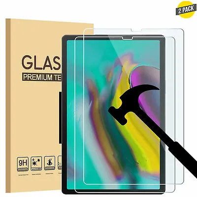 2 Pack Premium Tempered Glass Screen Protector For New Samsung Galaxy Tab Tablet • $9.99