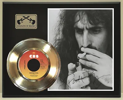 Frank Zappa  Dan'cin Fool  Reproduction Signed Record Display Wood Plaque • $99.95