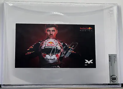 Max Verstappen “2021 1st F1 Championship” Signed Autograph Hero Card BAS Beckett • $1199.99