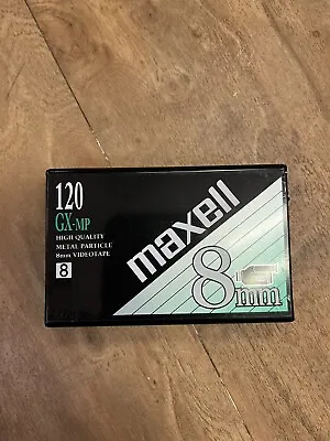 Maxell 8mm GX-MP 120 8 Mm Videotape Camcorder Metal Particle NOS SEALED • $6.99