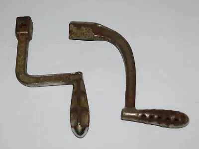 Pair Of Vintage Stove Crank Handles One Marked Majestic Ranges • $19.95