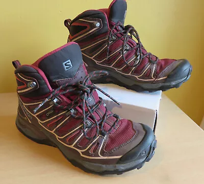 Salomon Ultra 2 GTX Mid Gore Tex Walking Boots Wmns UK6.5 Tibet Red 393548  • £45