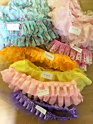 Lot Of Lace Trims Includes Over 15 Yards !!! • $15.48