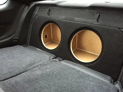 ZEnclosures 2015+ Mustang 2-10  FRONT FIRE Subwoofer Sub Speaker Box (BlkV2FF) • $239.99