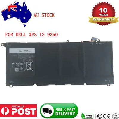 7.4V 52Wh Replace Battery For Dell XPS 13 9350 9343 13D-9343 JD25G JHXPY 90V7W • $68.50