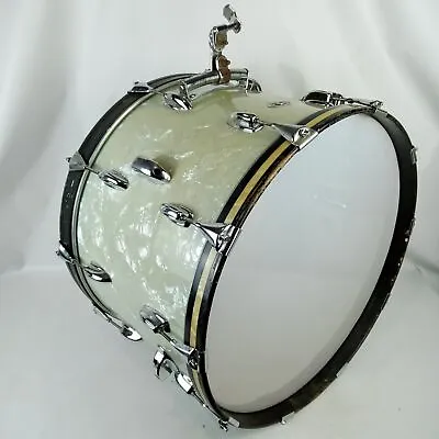 Slingerland 14x22  70s Rail Mount WMP Bass Drum Vintage Sound King 3Ply 1971 USA • $403.75