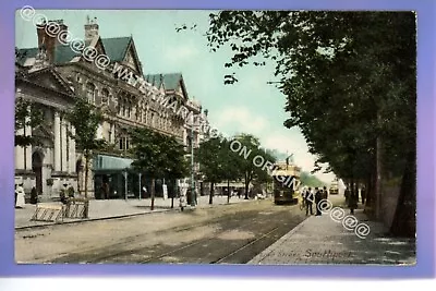 Nice Early 1905 Tram On Lord Street Southport Merseyside Lancashire Postcard • £1.49