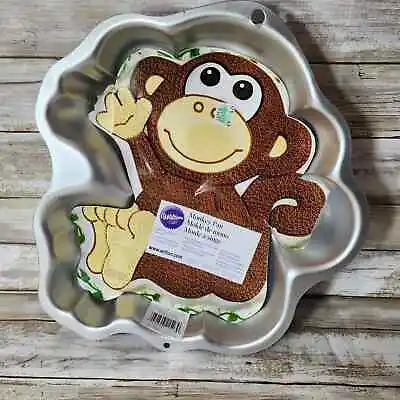Wilton MONKEY Curious George Zoo Jungle Party CAKE PAN Mold #2105-1023 • $10