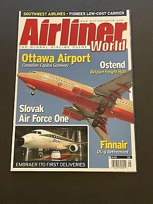 Airliner World May 2004 Southwest Airlinesslovak Airforce One Ottawa Airport • $5.95