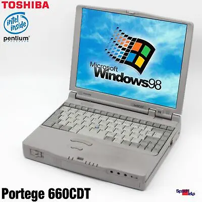 Toshiba Portege 660CDT Notebook Laptop Windows 98 Parallel RS-232 PA1126E • $1033.54
