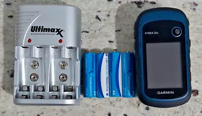 CLEAN Bundle Garmin ETrex 22x GPS + Batteries And Charger • $129.99