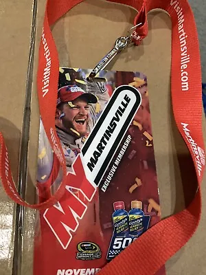 NASCAR Martinsville Speedway Ticket Lanyard 2015 Dale Earnhardt Jr • $5.99