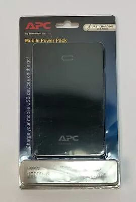 APC By Schneider Electric Mobile Power Pack 10000mAH 2 USB Ports Charges Smart • $21.01