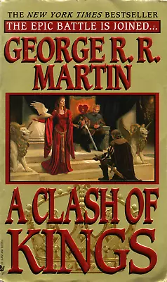 A Clash Of Kings By George R.R. Martin ( Bantam Books | 8th. Printing | 2000 ) • $9.99