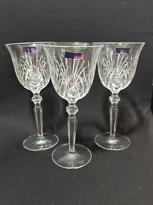 Set Of 3 Waterford Marquis Newberry White Wine Glasses • $52