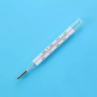 1Pc Medical Mercury FreeGlass Thermometer Clinical Measurement Device • $3.01