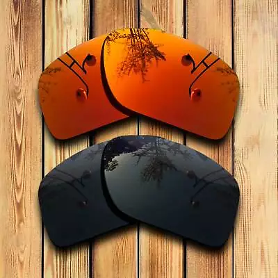 Red & Stealth Black Polarized Replacement Lenses For-Oakley Dangerous Sunglass • $12.98