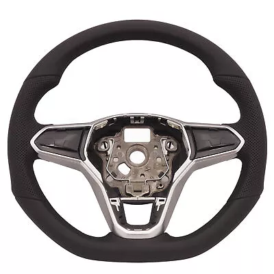 Touch Multi Function Steering Wheel Sports VW Golf 8 VIII R-Line Leather Holed • $298.15