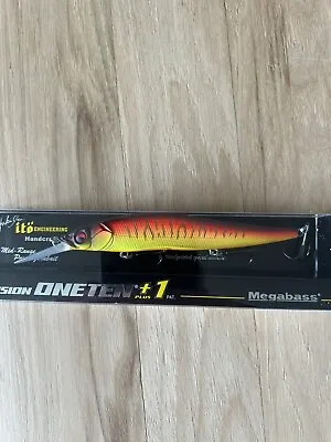 New Megabass Vision 110 Plus 1 USA Jerkbait One Ten Oneten +1 Aka Tora • $24.99