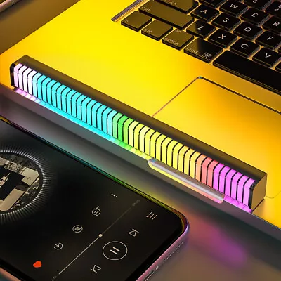 64 RGB LED Music Sound Control Strip Light Bar Rhythm Lamp Car Home Decor Light • $17.99