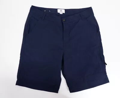 Tog 24 Mens Walking Shorts Size 32 Navy Hiking Bottoms VGC • £18