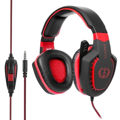 $18.26 • Buy Anivia AH28 Gaming Headset For PC Laptop Over Ear Headphones With Mic F0U4