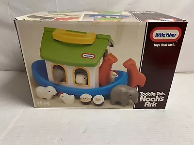 Vintage Little Tikes Noahs Ark Complete Toddle Tots In Box Animals Tub Figures • $9.49