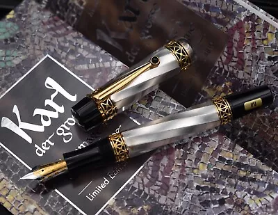 MONTBLANC 2000 Karl The Great Patron Of Art  Limited Edition 4810 Fountain Pen M • $3300