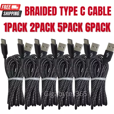 $23.99 • Buy 3M USB C Type C Fast Charger Cable Bulk Lot For Samsung Android Charging Cord