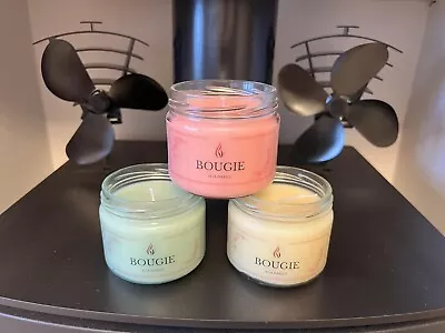 Soy Wax Candle Lightly Scented Candles 40+ Hour Burn Bougie Natural Recycled • £12.80