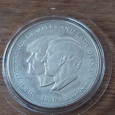 Royal Mint Silver Proof 1991 Royal Wedding Charles Diana Commemorative One Crown • £20