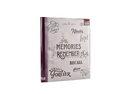 Large Self Adhesive Photo Album Hold Various Sized Picture Up To A4 Purple • £12.99